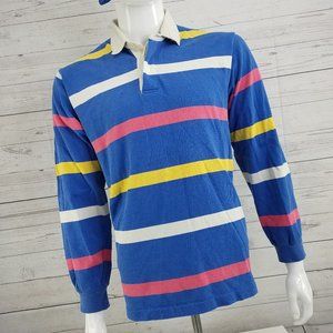 Christopher Hayes Polo Shirt Blue with Strips